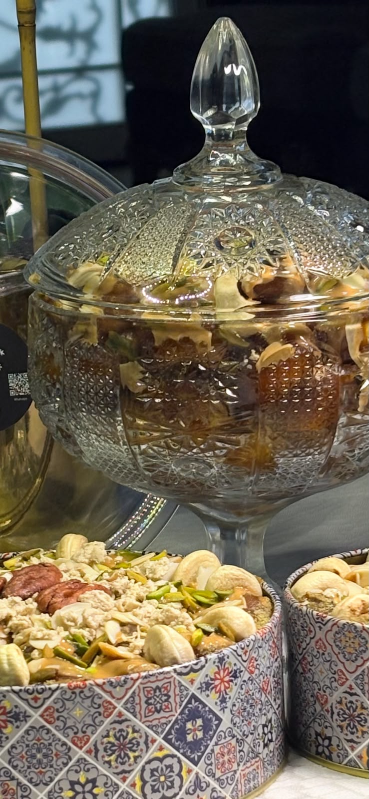 تمرية الرهش صحون الزجاج